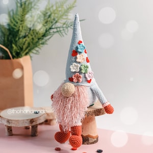 Gnome crochet amigurumi doll, crochet gnome stuffed doll, amigurumi gnome, crochet amigurumi doll for sale, gnome plushies, baby shower gift