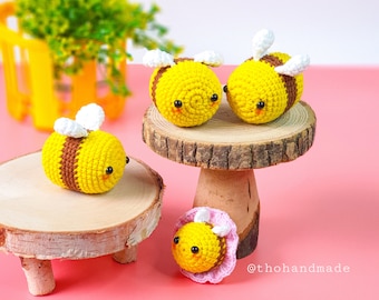 Crochet Bee Keychain, Crochet Keychain, Amigurumi Bee, Crochet Keyring, Keychain, amigurumi keychain, amigurumi toys for sale, Gift For Her