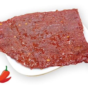 Fire-Grilled Beef Jerky (Spicy Flavor) ~Singapore street food~ *Grilled Fresh to Your Order *Shipped the Same Day