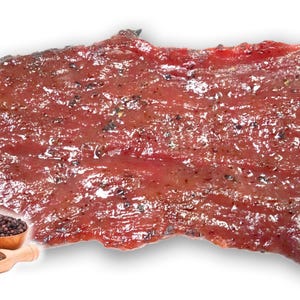 Fire-Grilled Beef Jerky (Black Pepper Flavor) ~Singapore street food~ *Grilled Fresh to Your Order *Shipped the Same Day