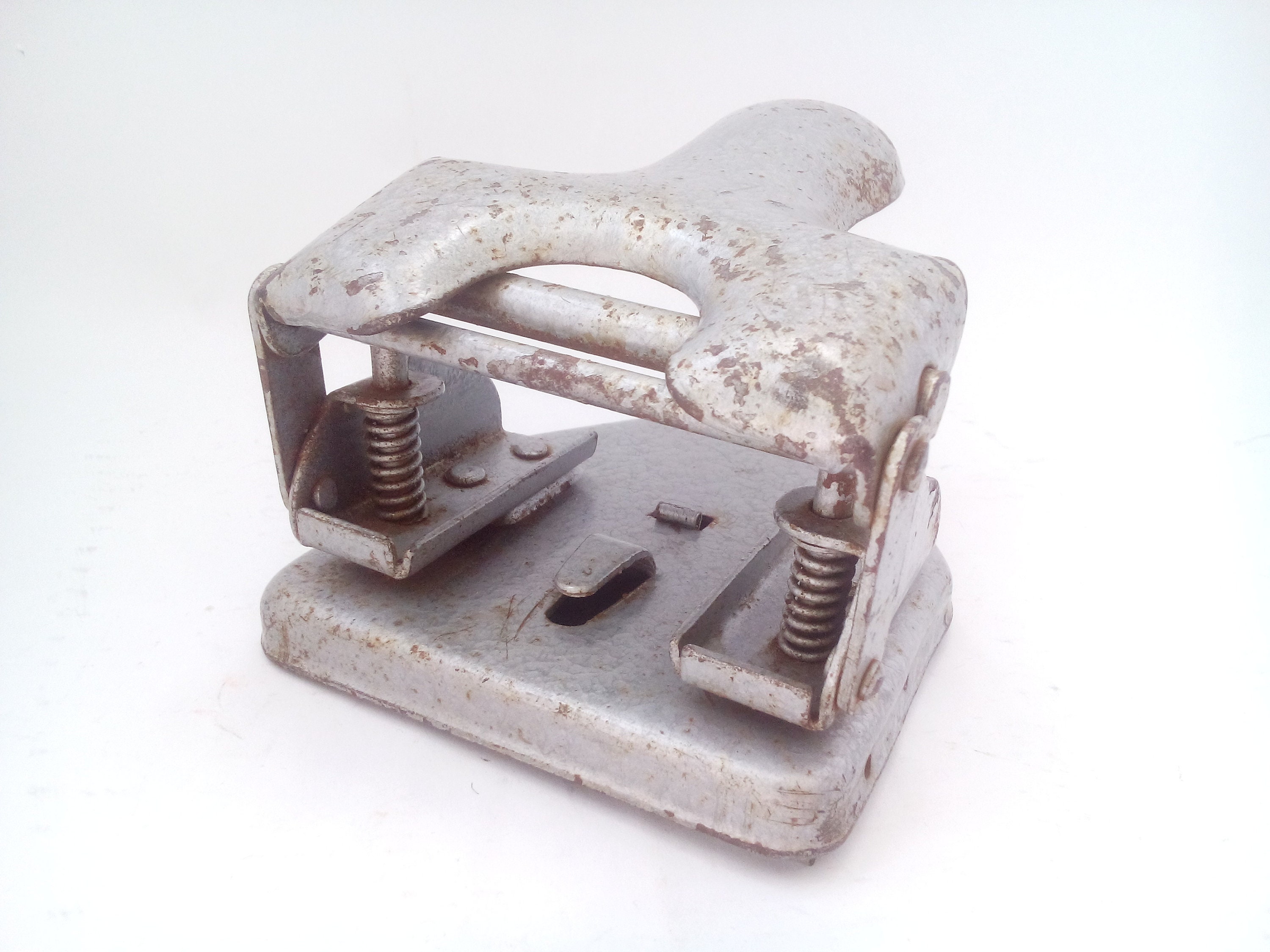 Vintage Puncher, Hole Puncher, Vintage Perforator, Metal Paper