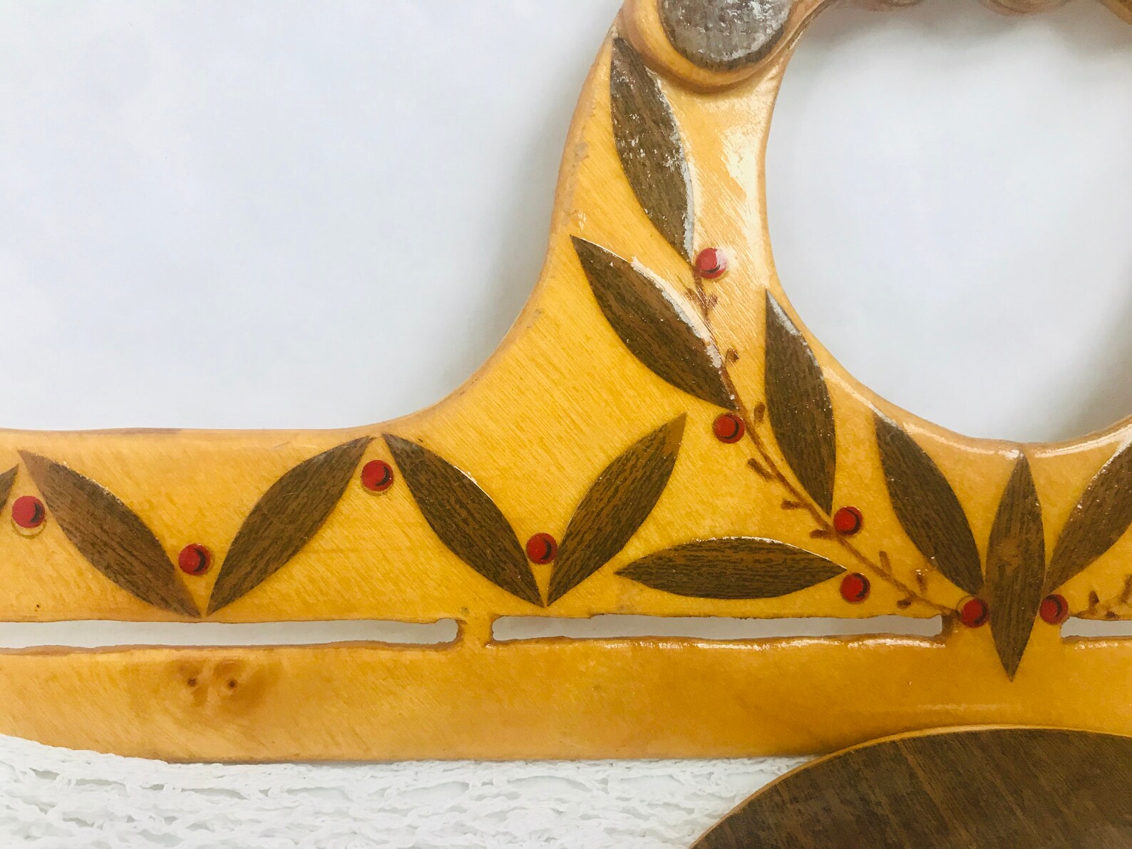 bag handles wooden