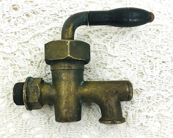 Vintage Messing Wein wasserfass Hahn Wasserhahn mit Griff Weinfass Spigot Massiv Spigot Barrel Ventil Fass Wasserhahn Industrial Wohnkultur