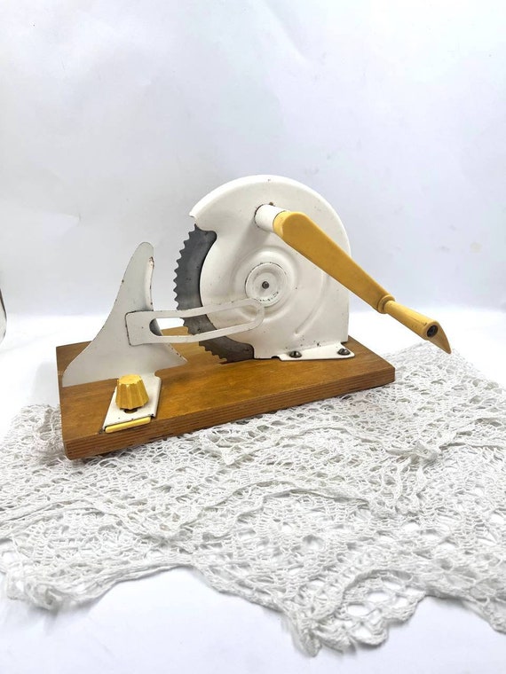 Vintage Hand Bread Cutting Machine Bread Slicer Vintage Hand-made