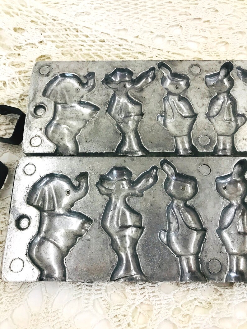 Bakeware Vintage cookie mold Aluminum mold for lollipops Etsy