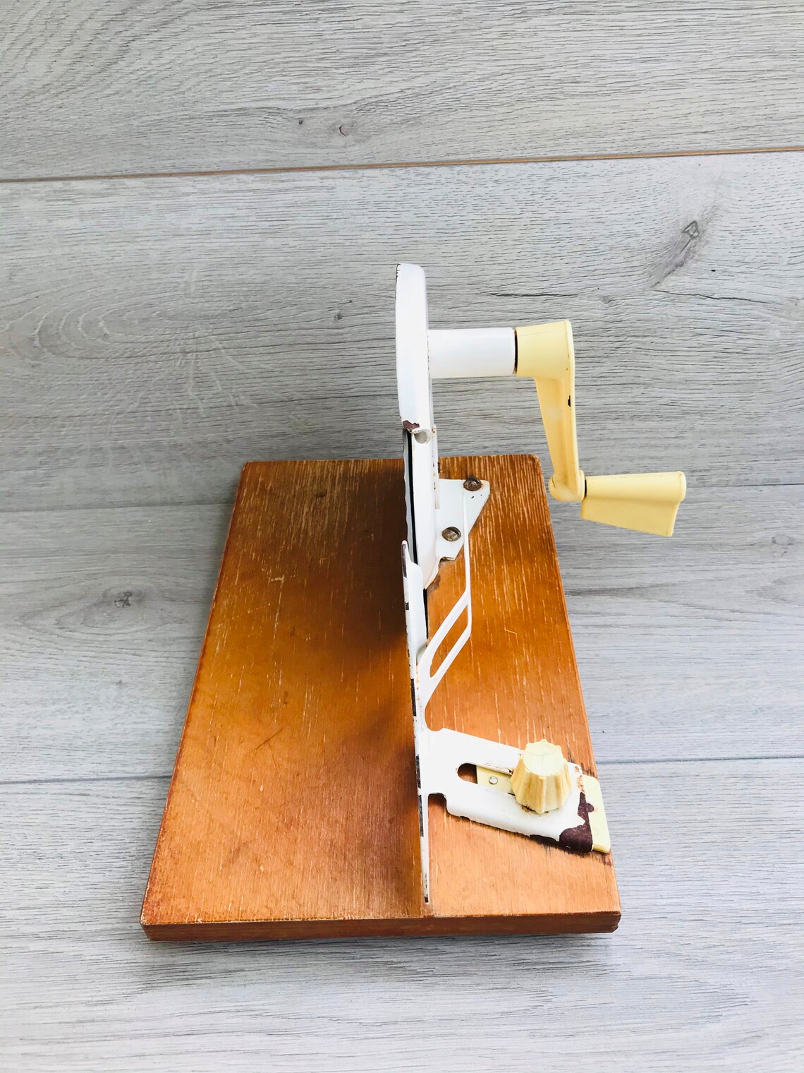 Vintage hand bread cutting machine Bread slicer Vintage Etsy