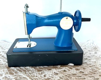 Vintage baby sewing machine  Manual small sewing machine for children Decorative Seamstress Fabric Store Alterations Decor