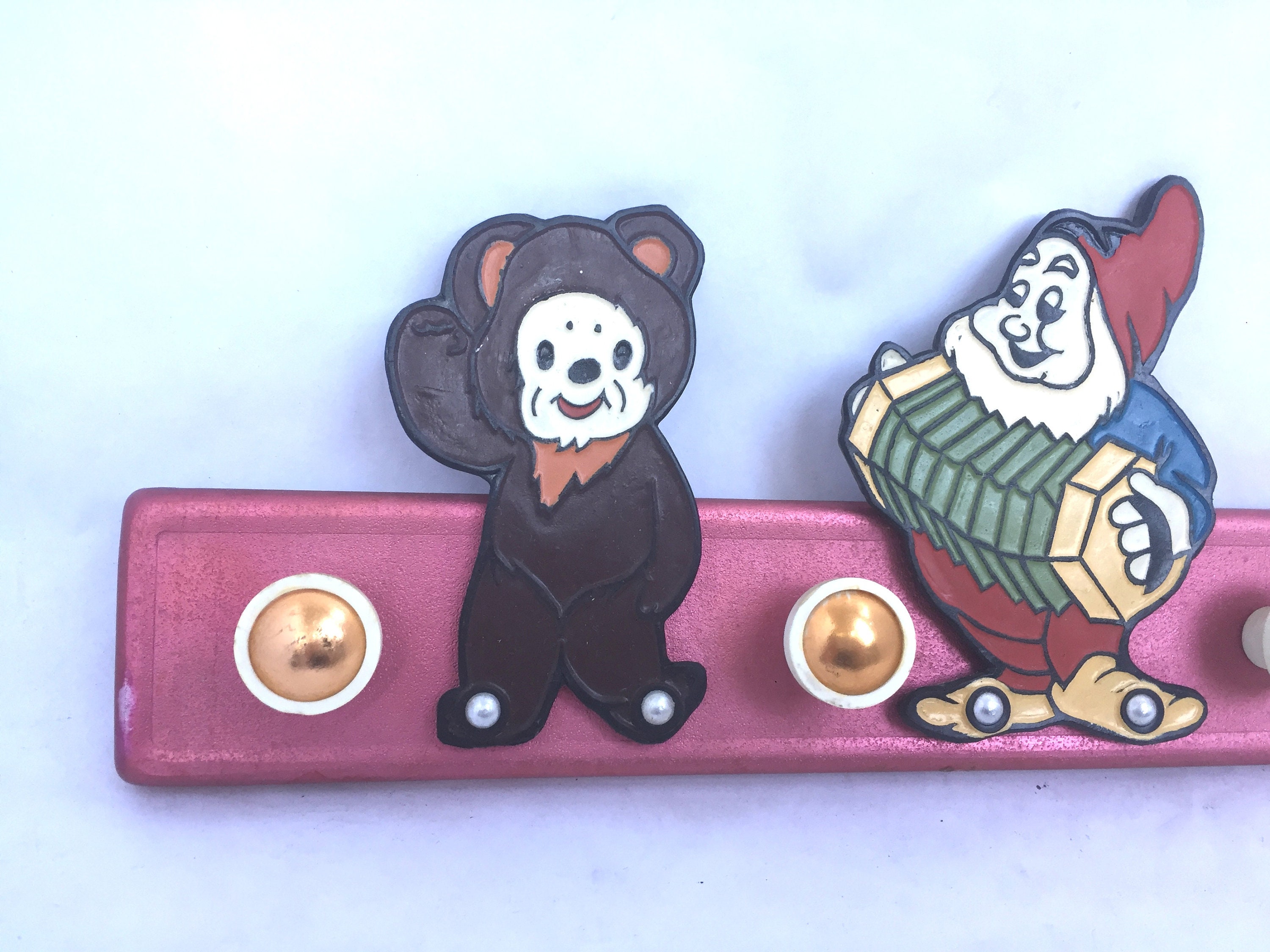 Vintage Children's Coat Rack Hanger on Wall Children's Etsy