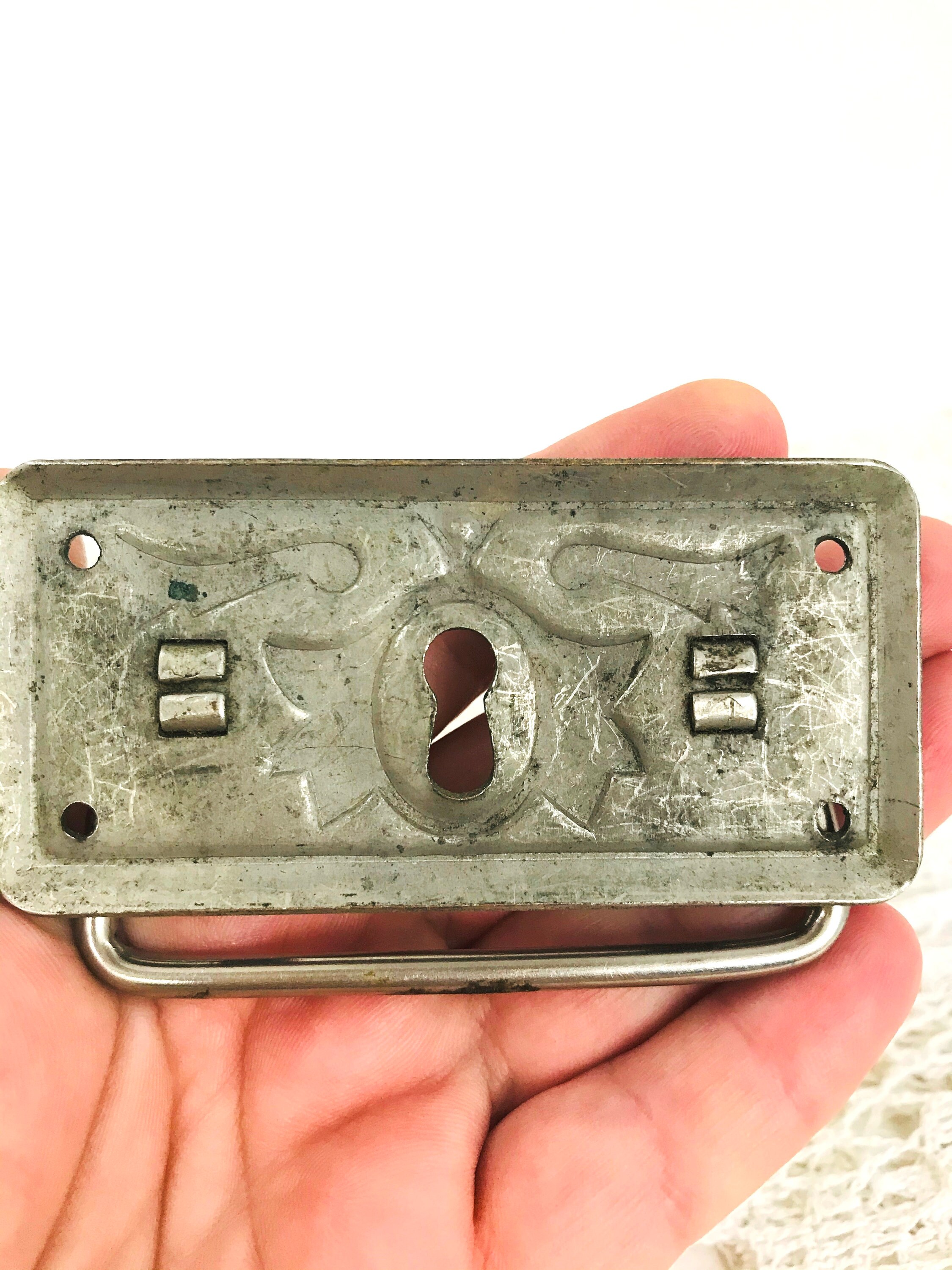 Vintage Drawer Handle Metal Shabby Commode Bureau Handle Etsy