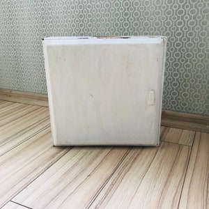 Vintage first aid metal wall cabinet Medicine box Industrial medical pharmacy Apothecary hanging cabinet Box red cross Storage medicines