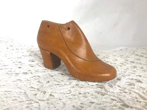 Vintage Decorative Wooden Slipper Shoe Repair Workshop Etsy
