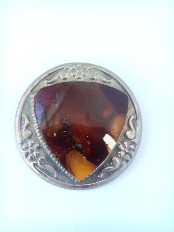 Ethnic Amber u0026 Metal Bead Necklace - Gem