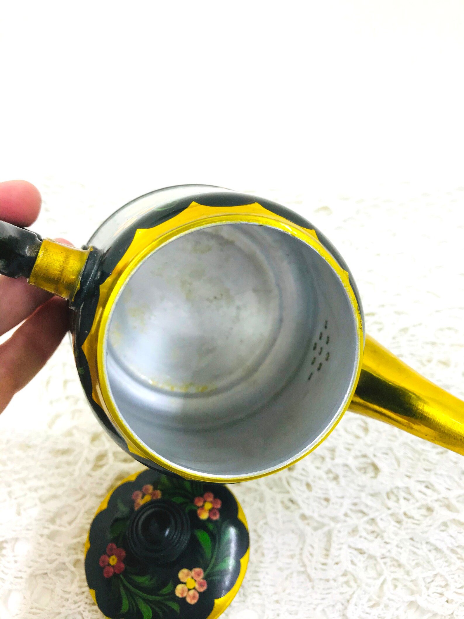 infusor de té tetera