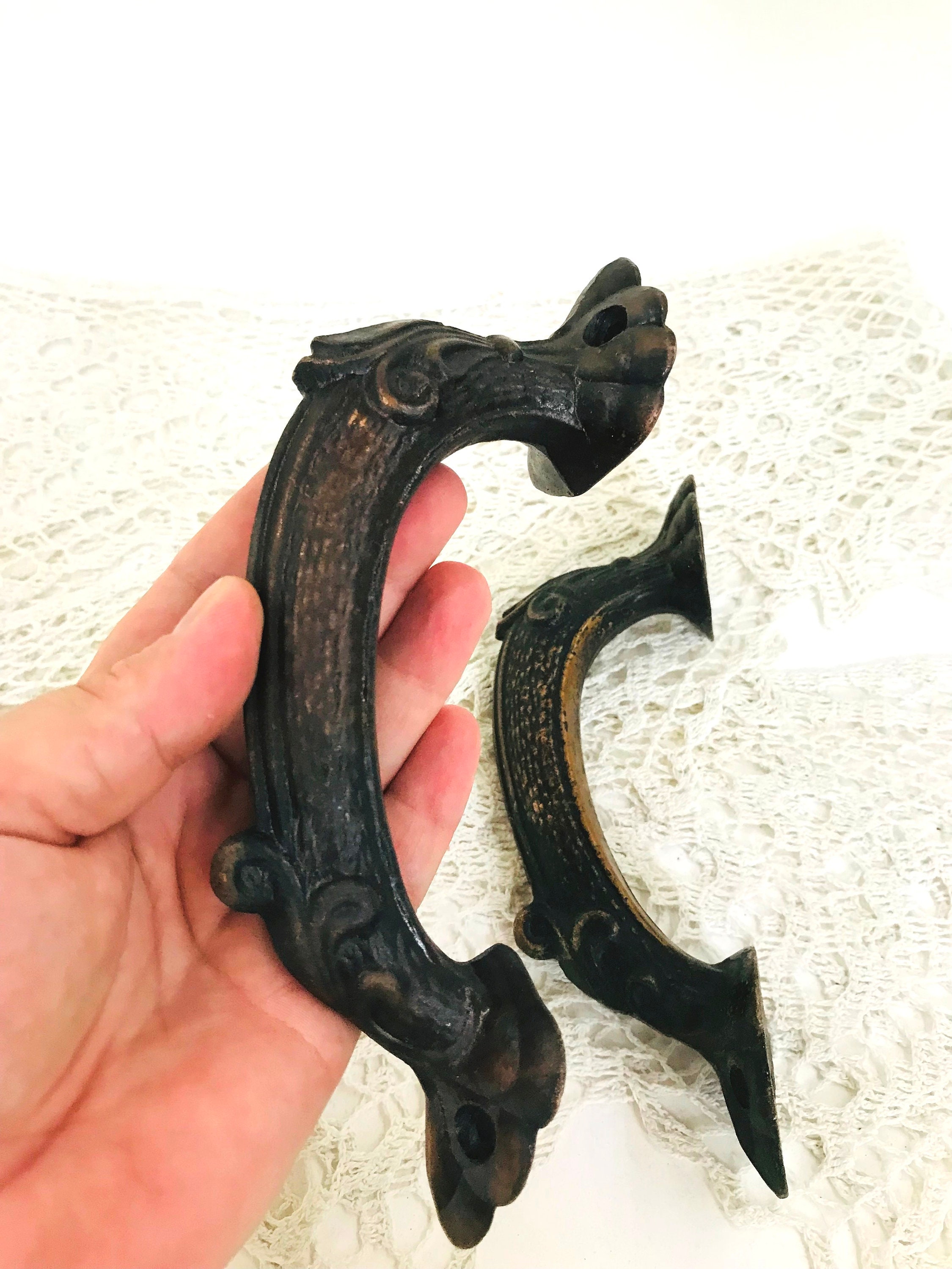 Door knob plate Door knob hook Vintage door handles Door pulls Etsy