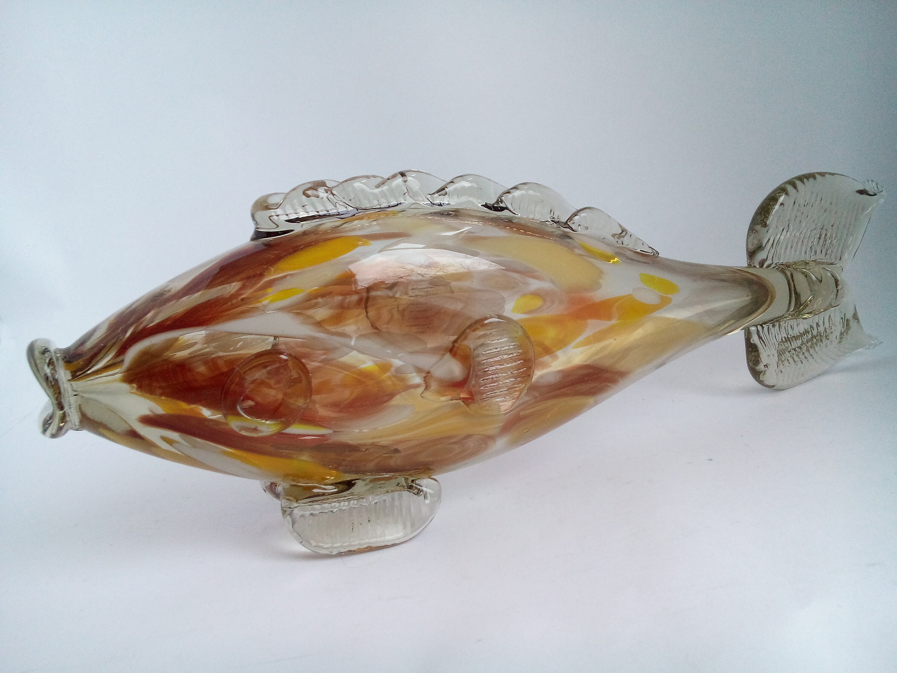 Decor of glass fish Soviet vintage fish from glass Glass fish Etsy