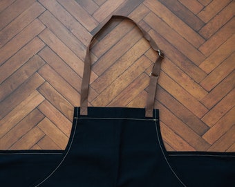 Casa Apron → Basic 2 Pocket Apron | Gift for Woman, Man, Mother, Father, Gardening, Cooking, Pottery, Tablier