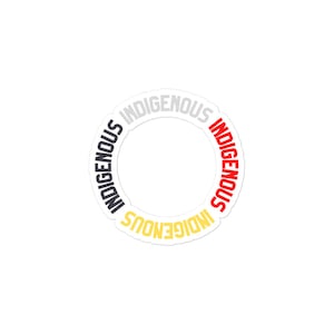 Indigenous Medicine Wheel Bubble-free stickers