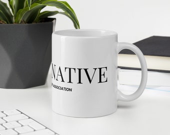 NATIVE (by Association) White glossy mug