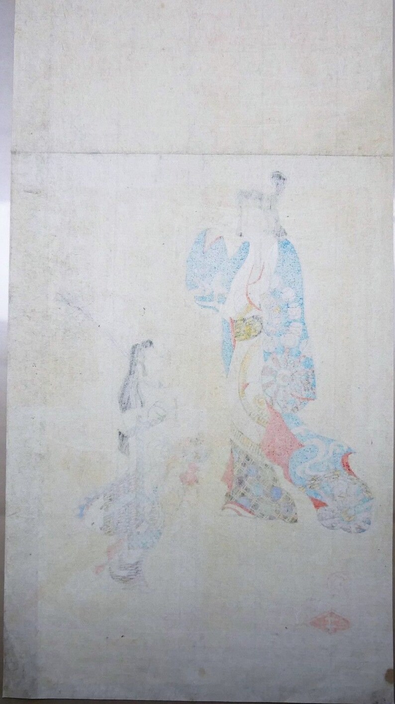 JAPANEST ADISIBLY Bijin Geisha era Meiji original