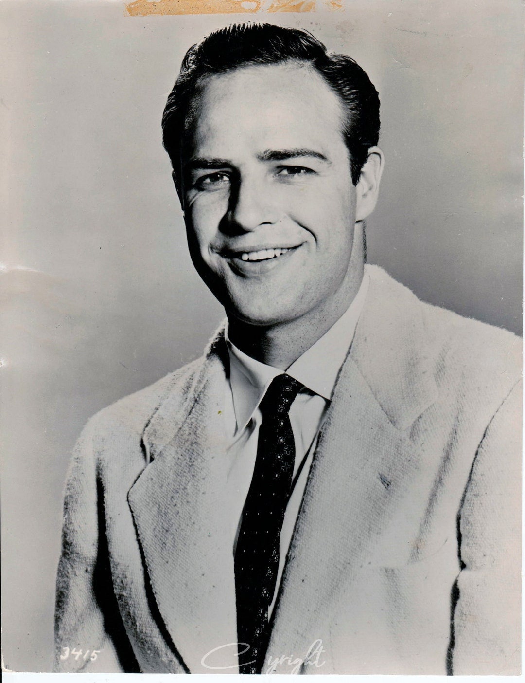 MARLON BRANDO, Original Photo 1960 Portrait - Etsy