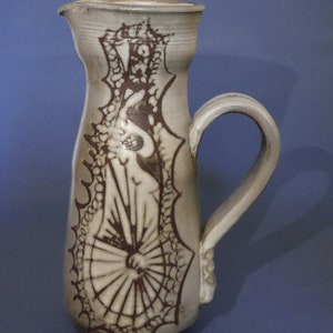 PICHET Vase, Michel Henri BAILLY, original Signed, GARD ceramic handmade