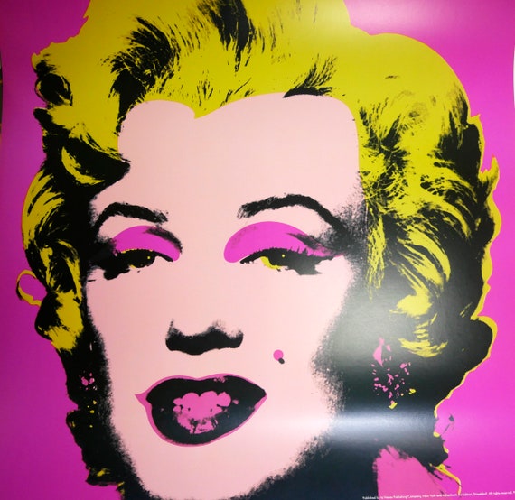 Art Print by Andy Warhol, Marilyn Monroe - 66 X 66 Cm - Etsy
