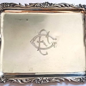 ピュイフォルカ トレイ ラピスラズリ アールデコ フランス シルバー