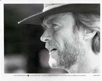 CLINT EATSWOOD Photo Original Print 1985, Pale Rider, Filmfestival van Cannes, 25,5 x 20,5 cm