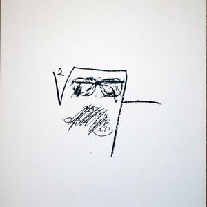 ANTONI TAPIES Lithograph, hand signed ORIGINAL, justified Hc &quot;Llambrec-6&quot;