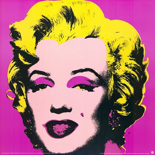 Art Print by Andy Warhol, Marilyn Monroe - 66 X 66 Cm - Etsy
