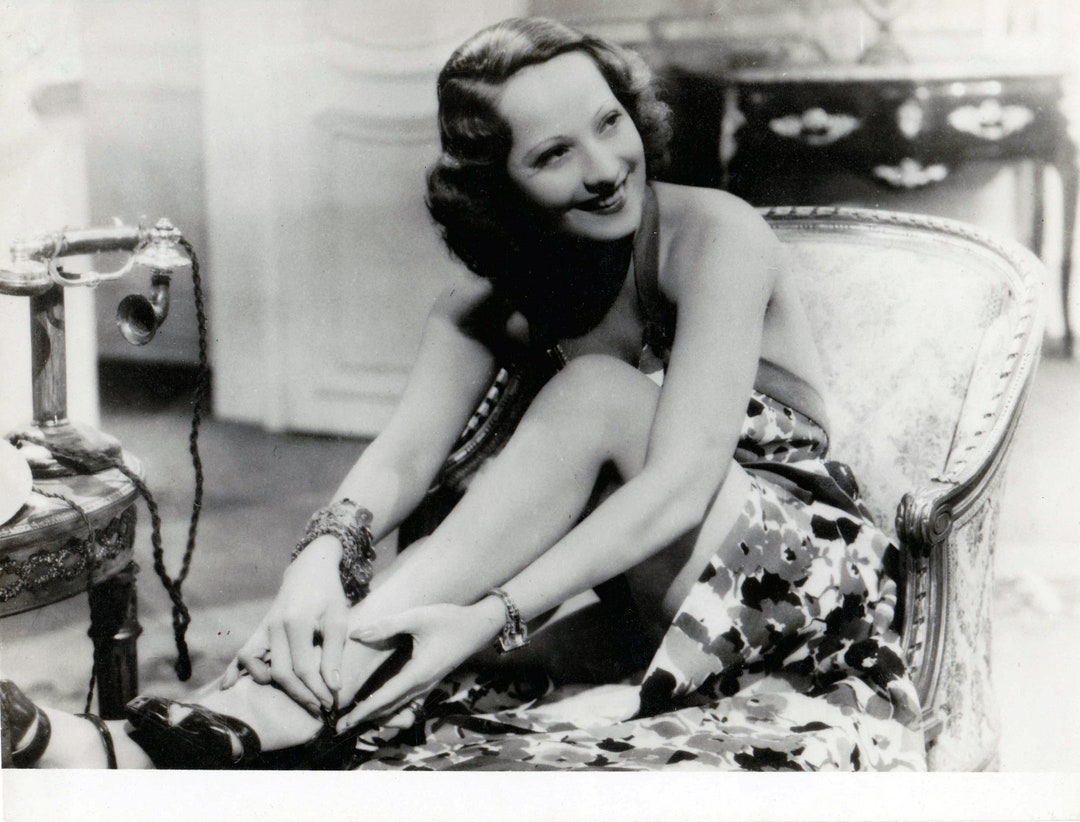 Film Photograph - Actress Merle Oberon O'brien - Original Vintage, USA ...