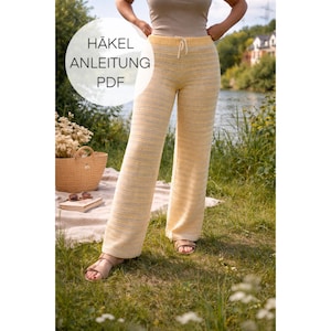 Häkelanleitung I ASPEN I Gestreifte Häkelhose I Shorts I Anleitung I Deutsch I Boho I Festival