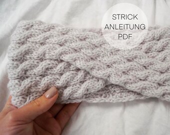 Anleitung I Stirnband KYLIE I Strickanleitung