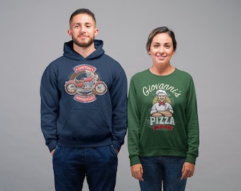 Custom Printed Crewneck Sweatshirt: Personalized Artwork, Hanes P170