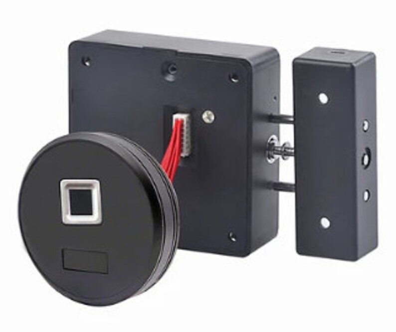 Round Fingerprint Drawer Lock Etsy