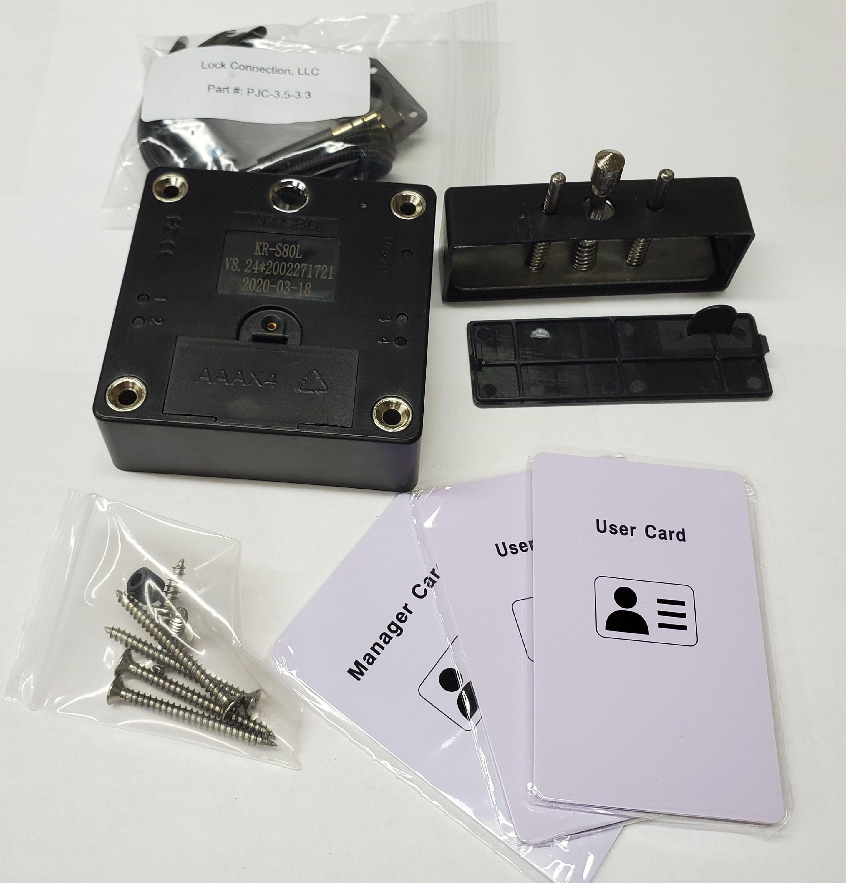 RFID Hidden Drawer Lock, 3 Keys Gun Safes,stands,