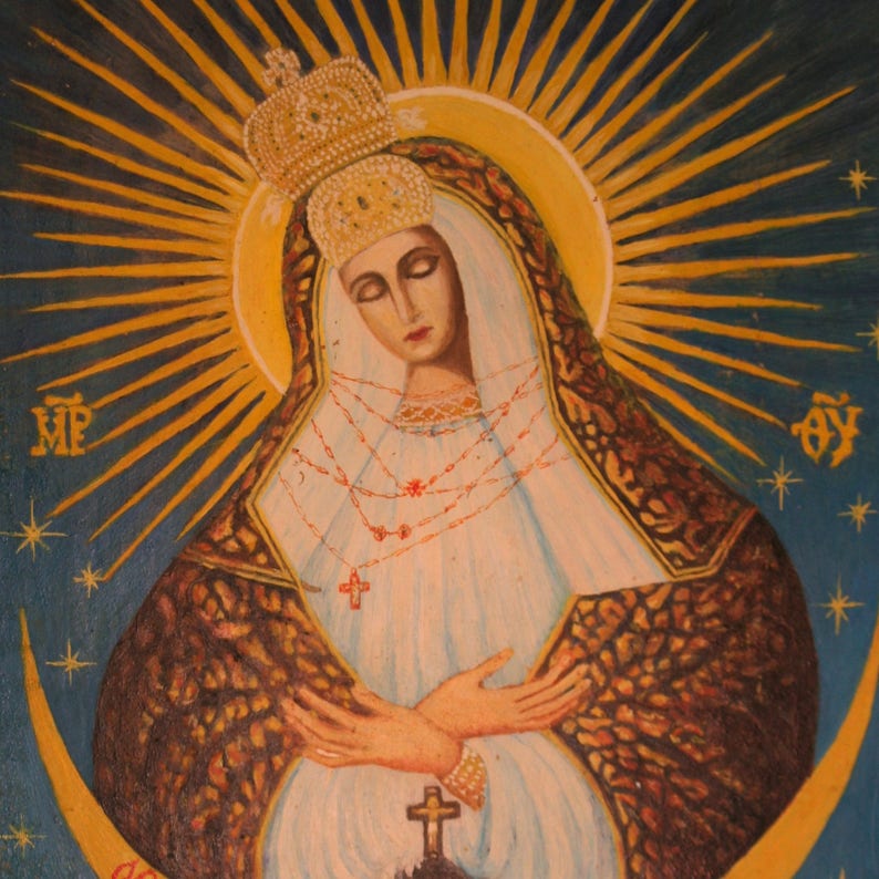 Icon of Our Lady of Ostrobram image 0