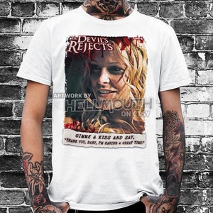 The Devil's Rejects Baby Firefly. Sheri Moon Zombie - White T Shirt. halloween horror. Men's & Women's all sizes