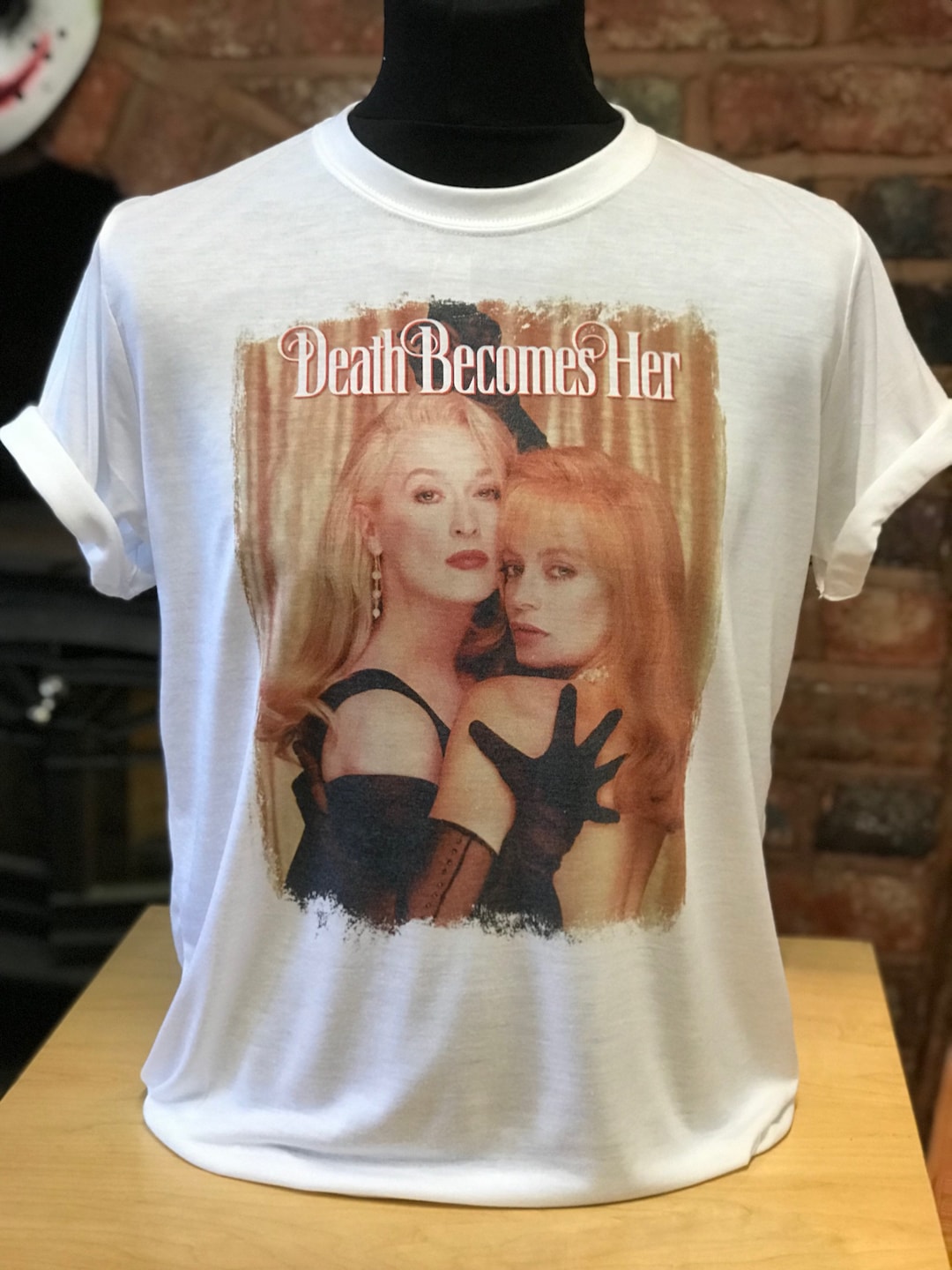 Death Becomes Her White T-shirt. Men's & Women's All - Etsy