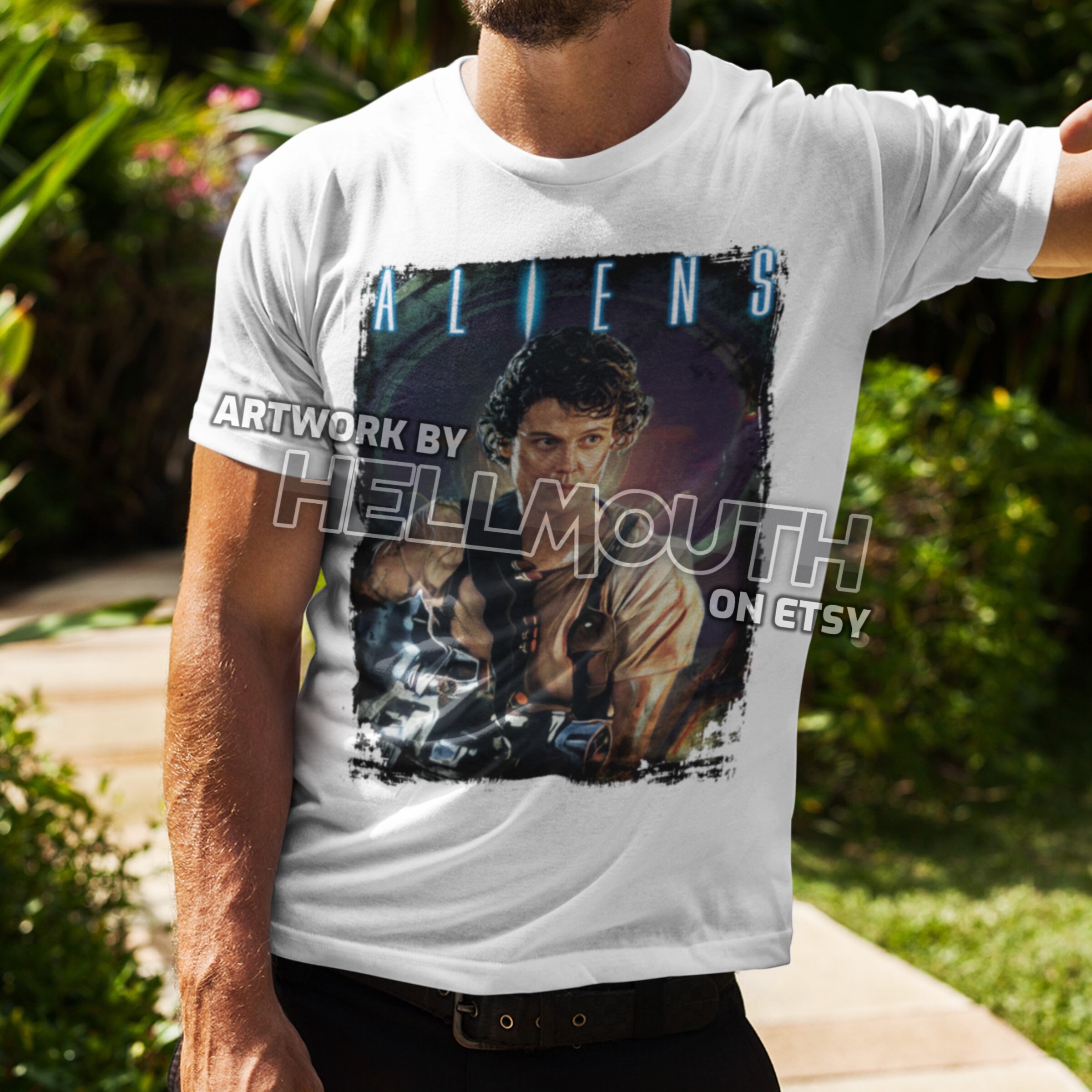 Discover Aliens T Shirt - Ripley - Sigourney Weaver