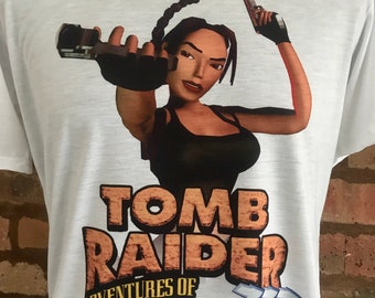 Tomb Raider 3 - Adventures of Lara Croft - White T-shirt Tomb Raider 3 - Adventures of Lara Croft - White T-shirt