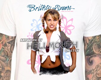 Britney Spears Baby One More Time-T-shirt - heren en dames in alle maten! retro jaren 90