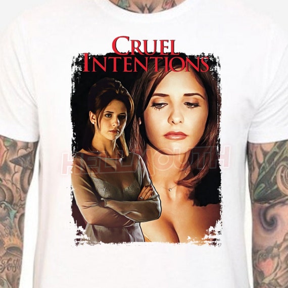 M 映画 Cruel Intentions クルーエルインテンションズ Tシャツ クルーエル・インテンションズ - ホワイト T シャツ。キャサリン