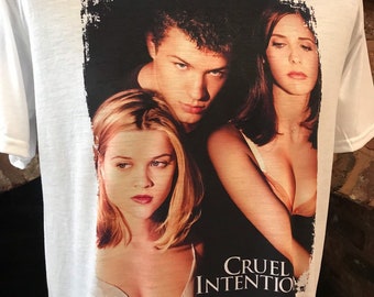 Cruel Intentions - White T-Shirt. Kathryn Merteuil - Sarah Michelle Gellar, Ruan Phillippe, Reese Witherspoon!  Men's & Women's all sizes