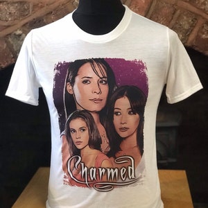 Charmed - White Custom Made T-shirt. Men's, Women's - Etsy
