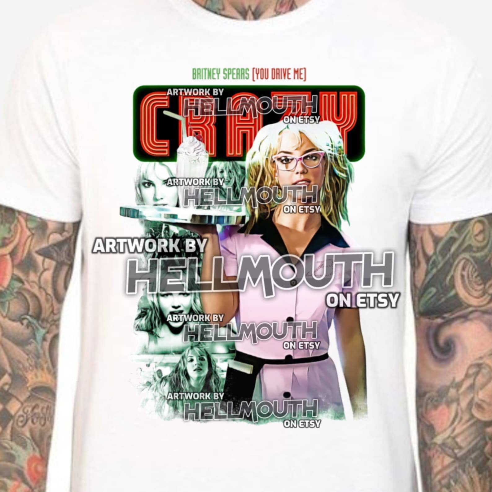 Britney Spears (you Drive Me) Crazy T-shirt - Mens & Women's All