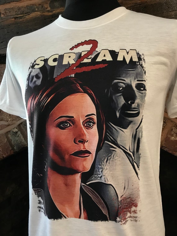 Scream 2 - T-shirt. Gale Weathers, Courtney Cox. Men's & Women's
