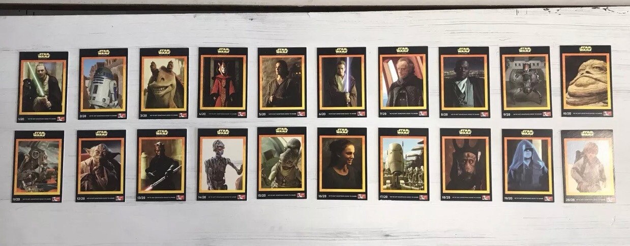 【トレーディング・カード】スターウォーズ　エピソード1 コレクション Set of 20 Star Wars: Episode 1 Trading Card Set. Exclusively