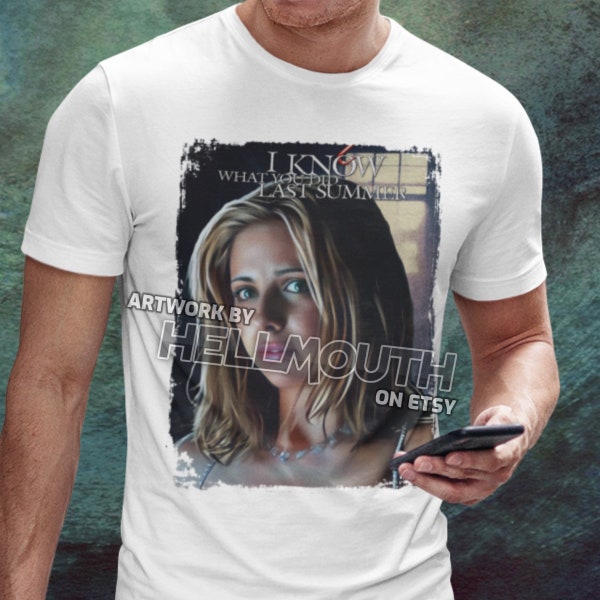 I know what you did last summer - white t shirt. Helen, Sarah Michelle Gellar. Men's & Women's all sizes