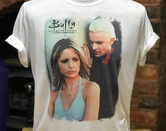 Buffy the Vampire Slayer - Buffy & Spike T-Shirt. Men's and Women's - All sizes available. Custom made.